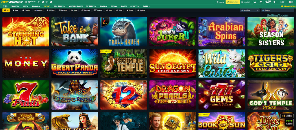 Découvrez le Betwinner Casino  une expérience de jeu inégalée